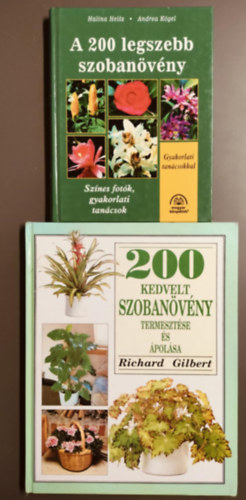 Szobanövények könyvcsomag - 200 Kedvelt szobanövény termesztése és ápolása +  A 200 legszebb szobanövény (Színes fotók, gyakorlati tanácsok) antikvár