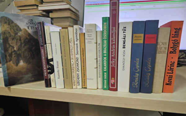 Petőfi Sándor, Lengyel László, Moldova György, Karinthy Ferenc:, Széchenyi Zsigmond, Raffai Sarolta, Molnár Gábor, Hevesi Lajos, G. Hajnóczy Rózsa, Krúdy Gyula, Kovai Lőrinc: 16db magyar irodalom, KÖNYVMENTŐ AJÁNLAT: Szerenád+ Pretoriánusok kora+ Negyven prédikátor+ Gellérthegyi álmok+ Budapesti ősz+ Budapesti tavasz+ Szarvasok nyomában+ Alaszkában vadásztam+ Egyszál magam-Morzsahegyek-Jöhetsz holnap is+ Menekülők+ antikvár