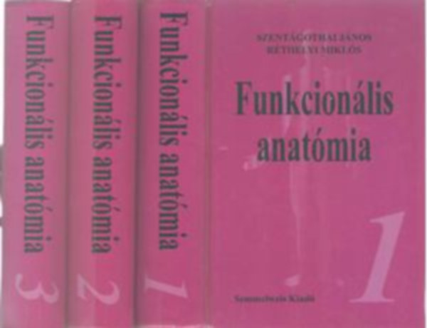 Szentágothai J.-Réthelyi M.: Funkcionális anatómia 1-3. antikvár