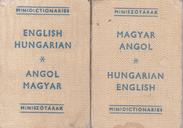 Havas Lívia (szerk.): Magyar-angol, angol-magyar miniszótár I-II. (Miniszótárak) - Minikönyvek antikvár