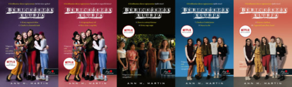 Ann M. Martin: Bébicsőszök Klubja sorozat 1-10. (5 kötetben) antikvár