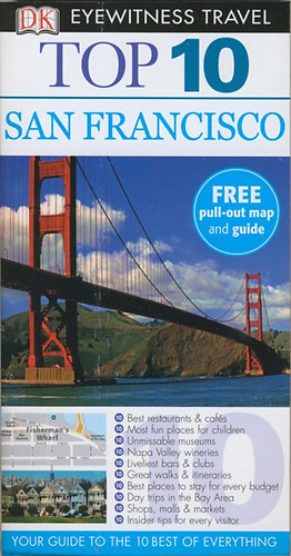 Jeffrey Kennedy: Eyewitness Travel Guide Top 10 - San Francisco könyv