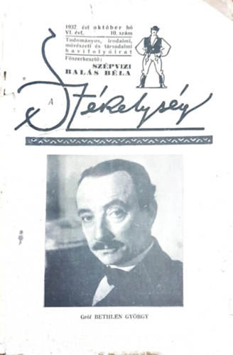 Szépvizi Balás Béla: A Székelység\(1937 VI. évf.-10. szám) antikvár