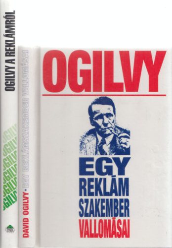 David Ogilvy: 2 db könyv a reklámról: Egy reklámszakember vallomásai + A reklámról antikvár