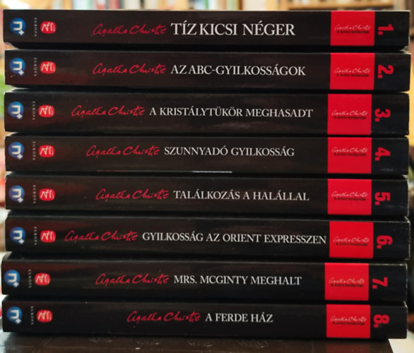 Agatha Christie: A ponyva királyai: Agatha Christie – A krimi királynője sorozat 1-8. antikvár