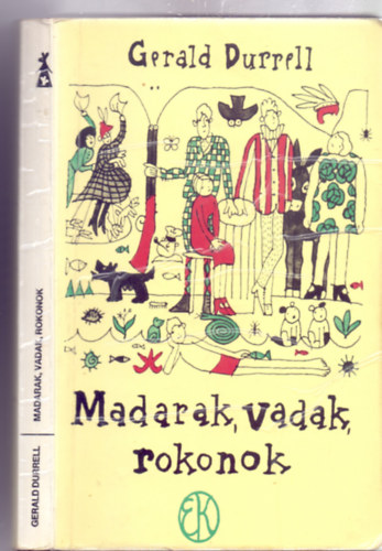 Gerald Durrell: Madarak, vadak, rokonok (Vidám Könyvek - Réber László illusztrációival) antikvár