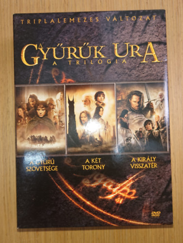 J. R. R. Tolkien, Peter Jackson: A Gyűrűk Ura - Trilógia (DVD) antikvár