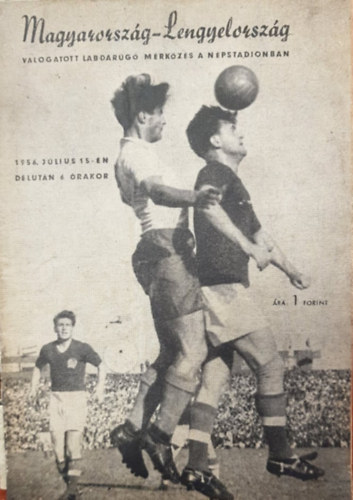 Szűcs László: Magyarország-Lengyelország válogatott labdarúgó mérkőzés a Népstadionban 1956. július 15-én könyv