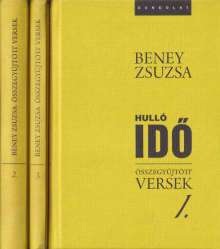 Beney Zsuzsa, Daróczi Anikó (szerk.), Boris János (szerk.): Összegyűjtött versek I-III. - Hulló idő - Csönd és hallgatás között - Életem élete antikvár