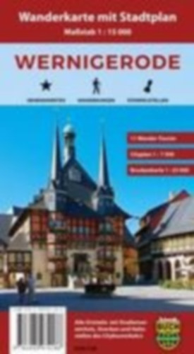 Wernigerode Stadtplan 1 : 10 000 idegen