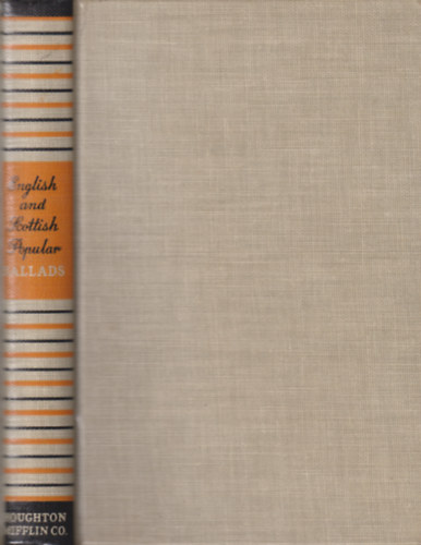 George Lyman Kittredge (szerk.): English and Scottish Popular Ballads (Cambridge Edition of the Poets) antikvár