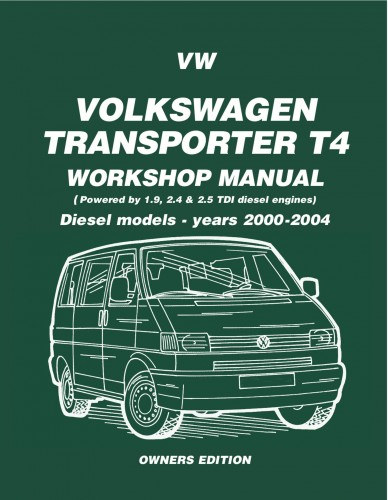 Greg Hudock: VW Transporter T4 Workshop Manual Diesel 2000-2004 e-Könyv