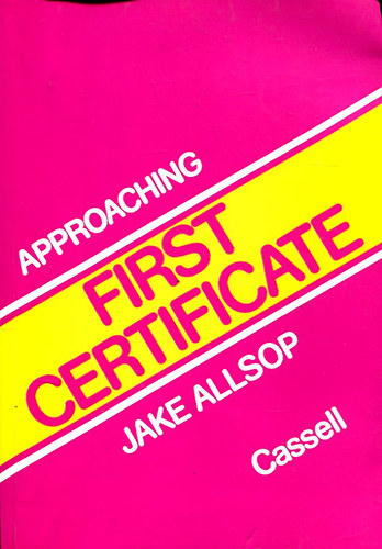 Jake Allsop: First Certificate antikvár