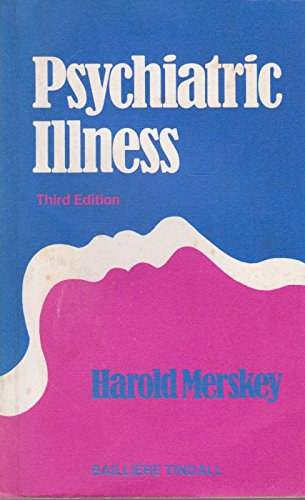 Harold Merskey: Psychiatric Illness antikvár