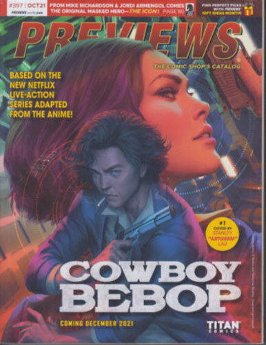 Previews-The Comic Shop's Catalog Oct.2021. antikvár