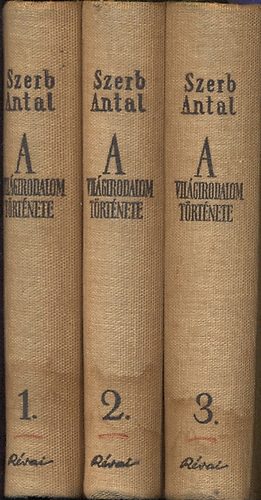 Szerb Antal: A világirodalom története I-III. antikvár