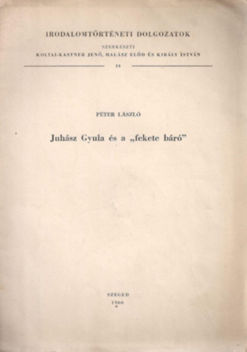 Juhász Gyula és a "fekete báró" - Dedikált antikvár