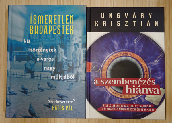 Hatos Pál, Ungváry Krisztián: 2 fontos könyv, hogy jobban megismerjük történelmünket: Ismeretlen Budapestek, A szembenézés hiánya antikvár