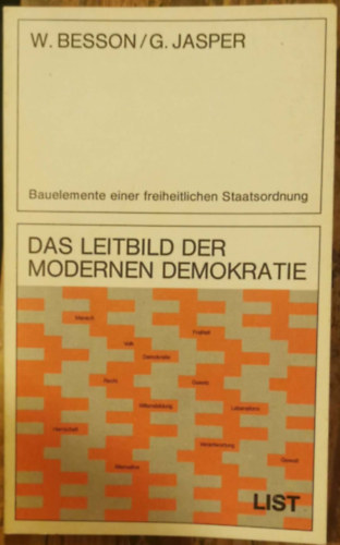 Waldemar Jasper, Gotthard Besson: Das Leitbild der modernen Demokratie antikvár