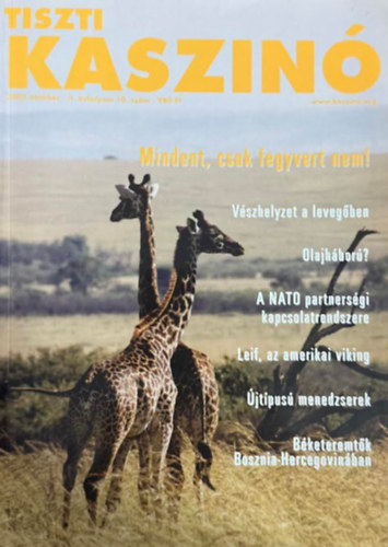 Tiszti kaszinó 2002/október antikvár