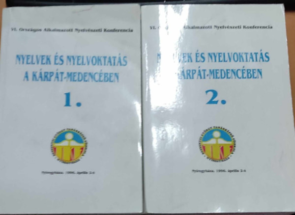 Székely Gábor, Cs. Jónás Erzsébet: Nyelvek és nyelvoktatás a kárpát-medencében 1-2. (VI. országos alkalmazott nyelvészeti konferencia)(2 kötet) antikvár