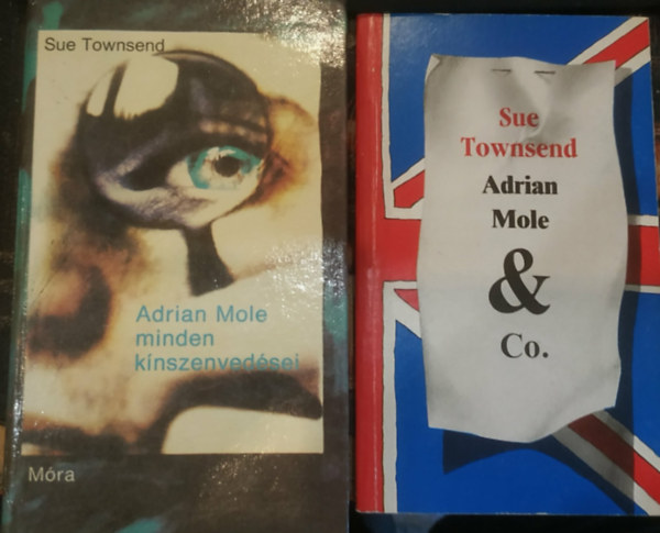 Sue Townsend: 2 db Sue Townsend: Adrian Mole minden kínszenvedései + Adrian Mole & Co. antikvár