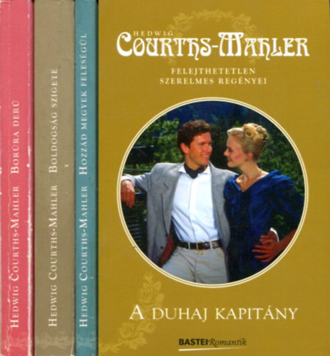 Hedwig Courths-Mahler: 4 Courths-Mahler kötet: Borúra derű - Hozzád megyek feleségül - A duhaj kapitány - Boldogság szigete antikvár