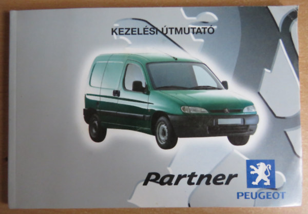 Peugeot Partner kezelési útmutató antikvár