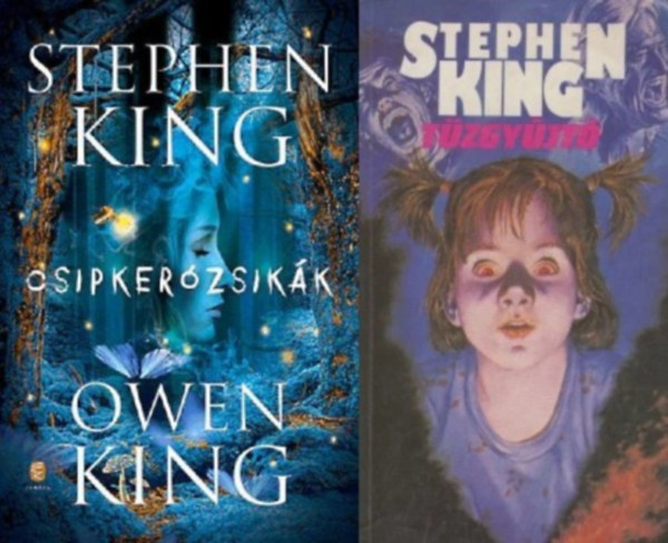 Stephen King, Owen King: 2 db Stephen King könyv: Csipkerózsikák + Tűzgyújtó antikvár