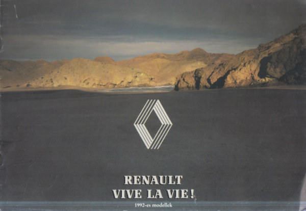 Renault termékkatalógus (1992-es modellek)- magyar nyelvű antikvár