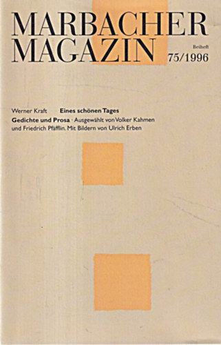 Marbacher Magazin 75/1996 antikvár