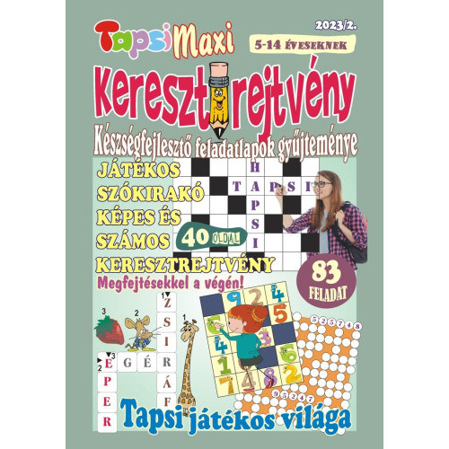 Tapsi Maxi Keresztrejtvény 2023/2 antikvár