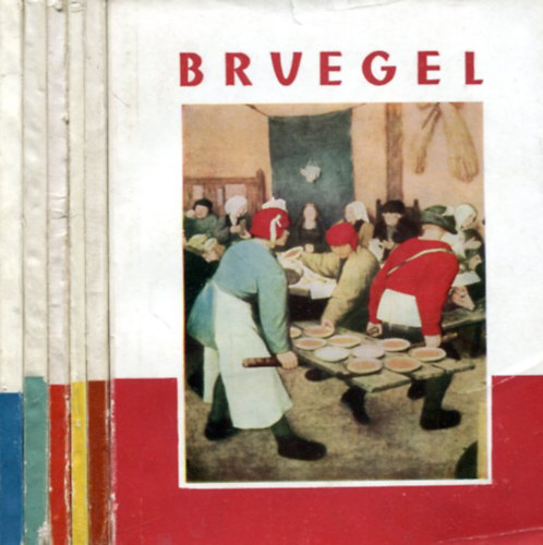 Több szerző: 6 db Művészet Kiskönyvtára: Bruegel - Boticelli - Piero Deila Francesca - Raffaello - Tiziano - Leonardo da Vinci antikvár