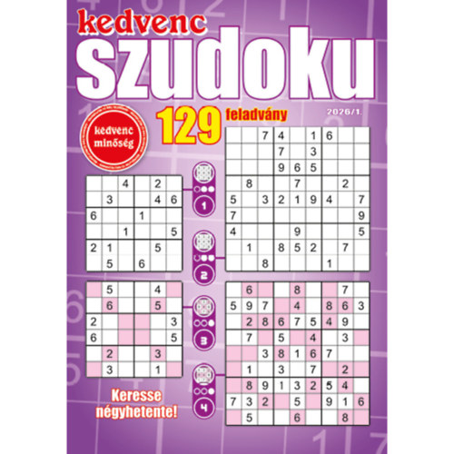 Kedvenc Szudoku 2026/1 antikvár