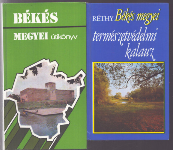 2 db. helytörténet (Békés  megyei útikönyv + Békés megyei természetvédelmi kalauz) antikvár