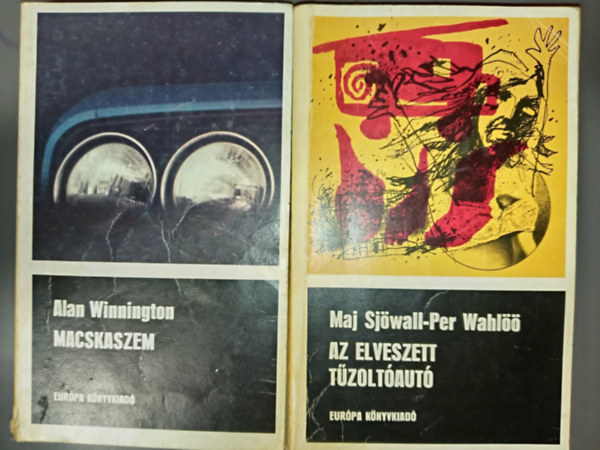 Alan Winnington, Maj Sjöwall-Per Wahlöö: Macskaszem + Az elveszett tűzoltóautó (2mű) antikvár