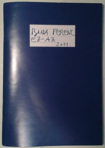 Buda Ferenc: Ez-Az könyv