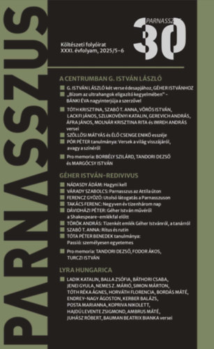 Parnasszus 2025/5-6 könyv