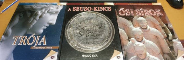Kocsis András Sándor: Trója: A megtalált város (3.) + A Seuso-kincs (16.) + Ősi sírok (17.)(3 kötet) könyv
