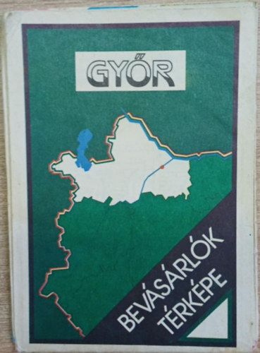 Győr - Bevásárlók térképe antikvár