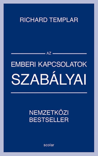 Richard Templar: Az emberi kapcsolatok szabályai könyv