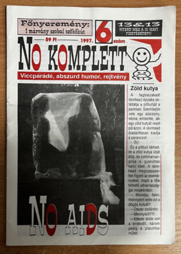 Lukács Sándor: No komplett humormagazin - 1997/6. antikvár