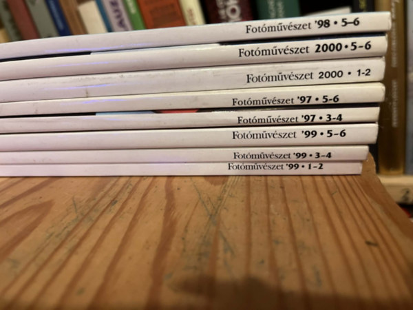 Fotóművészet '99 1-6.+'97 3-6. + 2000 1-6. + '98 5-6  (8 db) antikvár