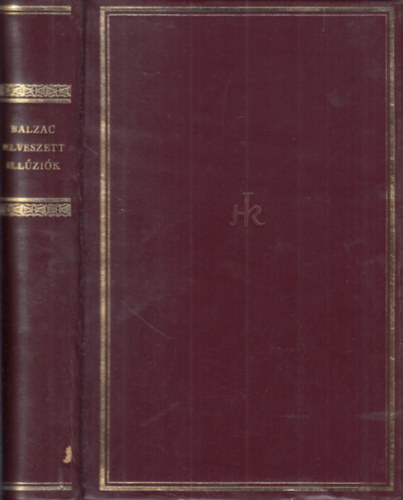 Honoré de Balzac: Elveszett illúziók (Helikon klasszikusok) - Számozott, bőr antikvár