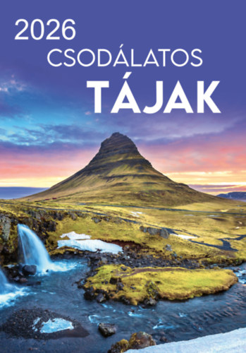 Csodálatos tájak falinaptár - 33x23 cm - 2026 naptár