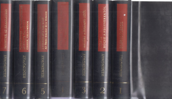 Ernest Hemingway: Ernest Hemingway művei I-VII. (Számozott) antikvár