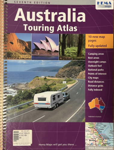 Australia Touring Atlas antikvár