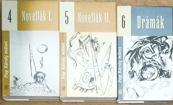 Pap Károly: 3db Pap Károly kötet - Novellák I-II., Drámák antikvár