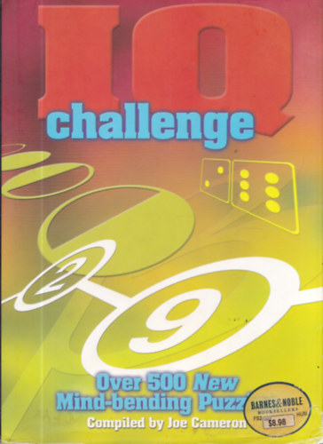 Joe Cameron: IQ Challenge: Over 500 New Mind-bending Puzzles antikvár