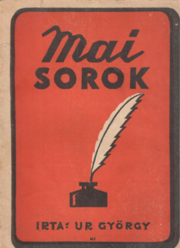 Ur György: Mai sorok antikvár